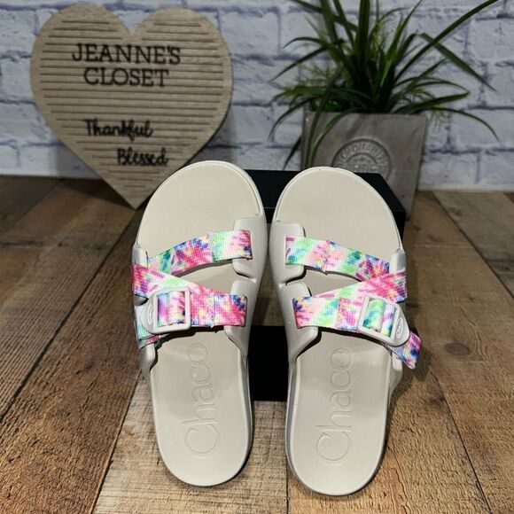 Chaco Chillos Slide Light Tie Dye - Picture 6 of 9